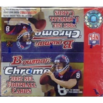 2002 Bowman Chrome Football 24 Pack Box