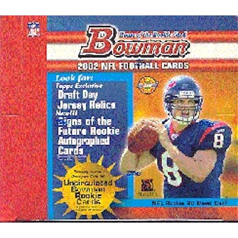 2002 Bowman Football Jumbo Box