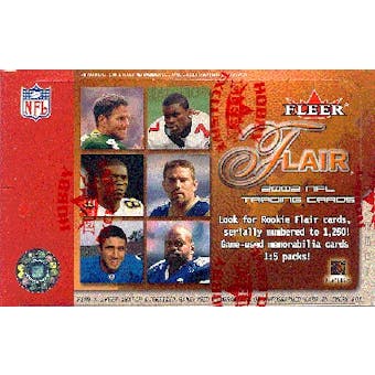 2002 Fleer Flair Football Hobby Box