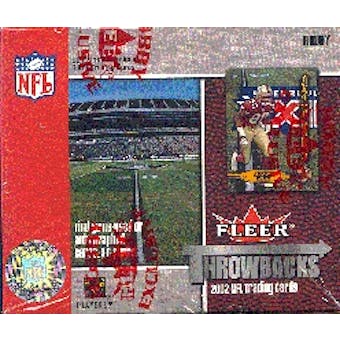 2002 Fleer Throwbacks Football Hobby Box