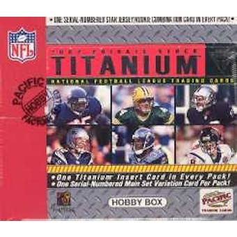 2002 Pacific Private Stock Titanium Football Hobby Box