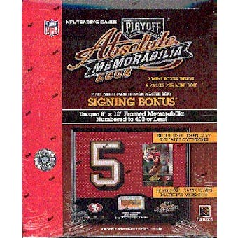 2002 Playoff Absolute Memorabilia Football Hobby Box