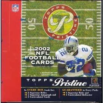2002 Topps Pristine Football Hobby Box
