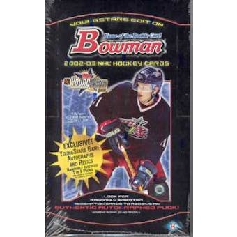 2002/03 Bowman Young Stars Hockey Hobby Box