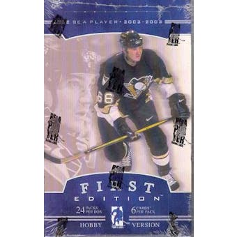 2002/03 Be A Player First Edition Hockey Hobby Box