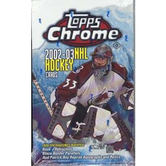 2002/03 Topps Chrome Hockey Hobby Box