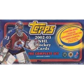 2002/03 Topps Hockey Factory Set (box)