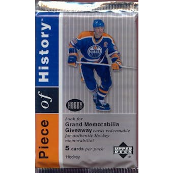 2002/03 Upper Deck Piece Of History Hockey Hobby Pack