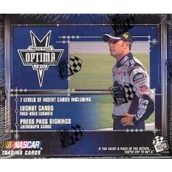 2002 Press Pass Optima Racing Hobby Box