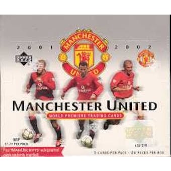 2002 Upper Deck Manchester United World Premiere Soccer Hobby Box