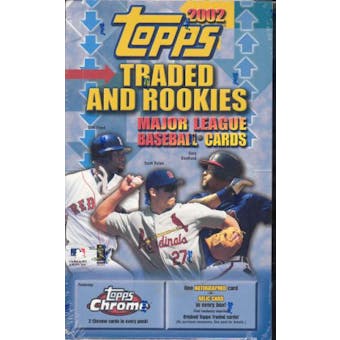 2002 Topps Chrome Traded & Rookies Baseball 24 Pack Box