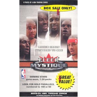 2003/04 Fleer Mystique 6 Pack Basketball Box