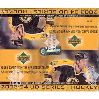 2003/04 Upper Deck Series 1 Hockey 24-Pack Box