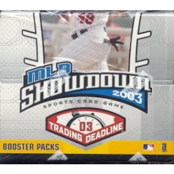 WOTC MLB Showdown 2003 Trading Deadline Baseball 1st Edition Booster Box
