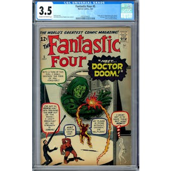 Fantastic Four #5 CGC 3.5 (C-OW) *0302034003*