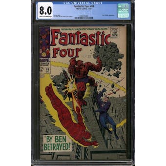 Fantastic Four #69 CGC 8.0 (C-OW) *0304325002*