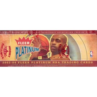 2003/04 Fleer Platinum Basketball Rack Box