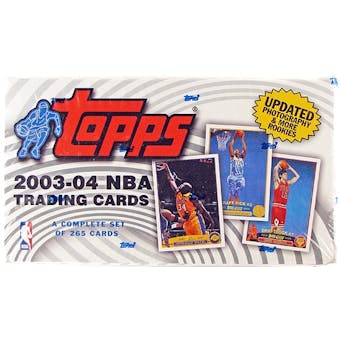 2003/04 Topps Basketball Retail Factory Set (box)