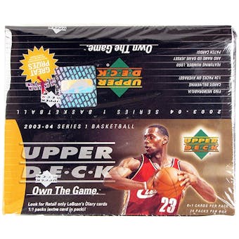 2003/04 Upper Deck Basketball 24-Pack Box