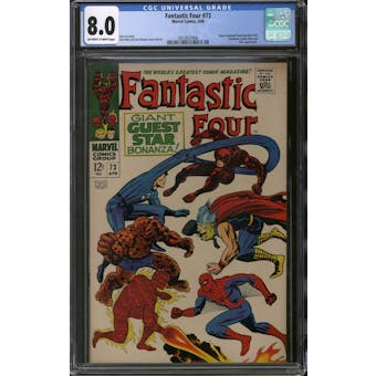 Fantastic Four #73 CGC 8.0 (OW-W) *0313557006*
