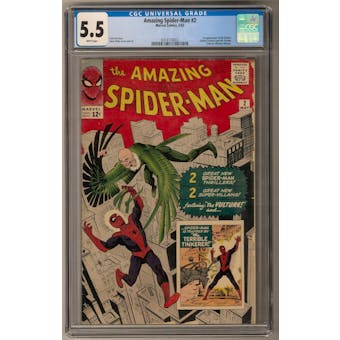 Amazing Spider-Man #2 CGC 5.5 (W) *0314174002*