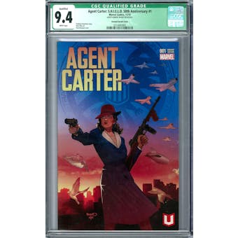Agent Carter: S.H.I.E.L.D. 50th Anniversary #1 CGC 9.4 (W) Qualified *0314443001*