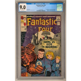 Fantastic Four #45 CGC 9.0 (OW) *0314942003*