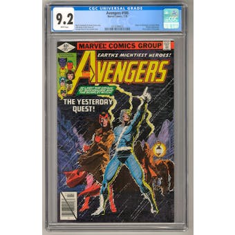 Avengers #185 CGC 9.2 (W) *0319784010*