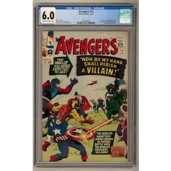 Avengers #15 CGC 6.0 (OW-W) *0319839001*