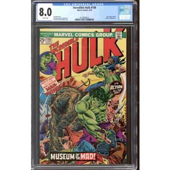 Incredible Hulk #198 CGC 8.0 (W) *0319839016*