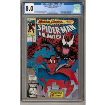 Spider-Man Unlimited #1 CGC 8.0 (W) *0319855016*