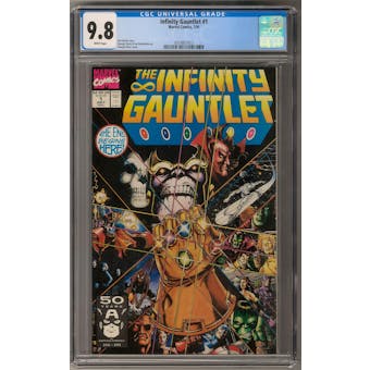 Infinity Gauntlet #1 CGC 9.8 (W) *0319857013*