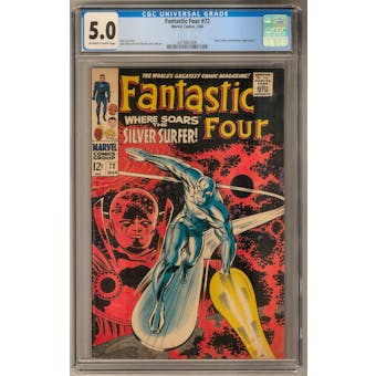 Fantastic Four #72 CGC 5.0 (OW-W) *0319867006*