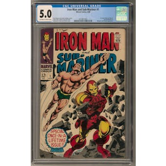 Iron Man and Sub-Mariner #1 CGC 5.0 (OW-W) *0319871001*