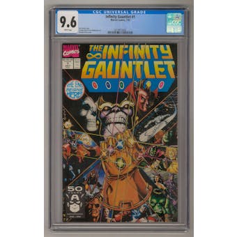 Infinity Gauntlet #1 CGC 9.6 (W) *0319872040*