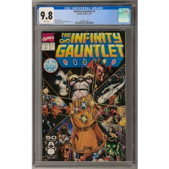 Infinity Gauntlet #1 CGC 9.8 (W) *0319872047*