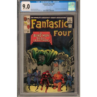 Fantastic Four #39 CGC 9.0 (C-OW) *0320125007*