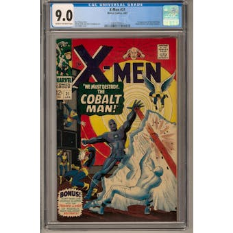 X-Men #31 CGC 9.0 (C-OW) *0320125014*