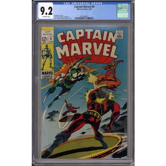 Captain Marvel #9 CGC 9.2 (OW) *0320449021*
