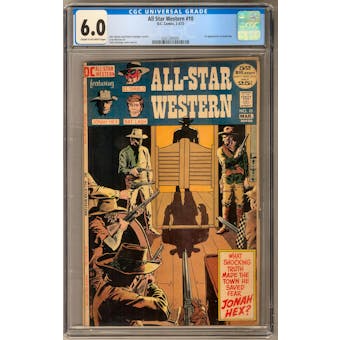 All-Star Western #10 CGC 6.0 (C-OW) *0321245001*
