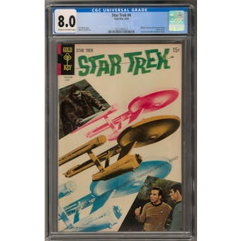 Star Trek #4 CGC 8.0 (C-OW) *0321245012*
