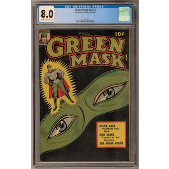 Green Mask #v2 #3 CGC 8.0 (C-OW) *0321285016*