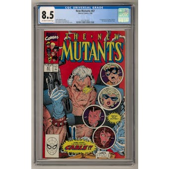 New Mutants #87 CGC 8.5 (OW-W) *0321287005*
