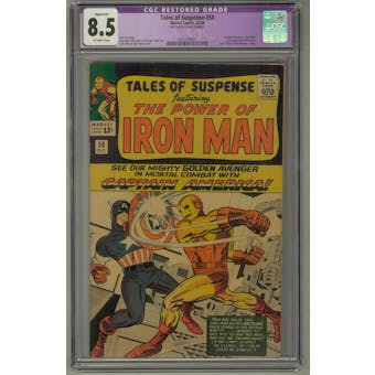 Tales of Suspense #58 CGC 8.5 (OW) *0321334011* Restored Cover Trimmed