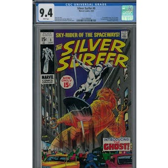 Silver Surfer #8 CGC 9.4 (W) *0321406008*
