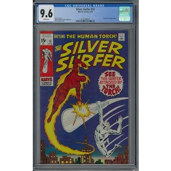 Silver Surfer #15 CGC 9.6 (W) *0321406015*