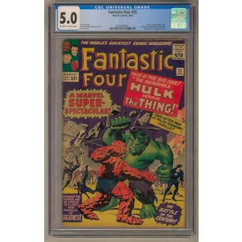 Fantastic Four #25 CGC 5.0 (OW-W) *0326569001*