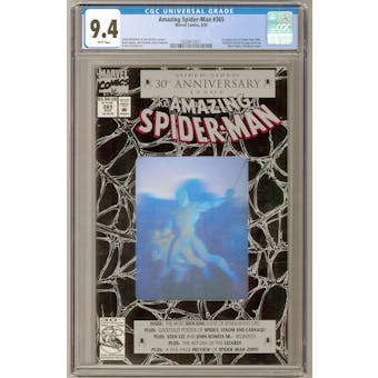 Amazing Spider-Man #365 CGC 9.4 (W) *0326612011*