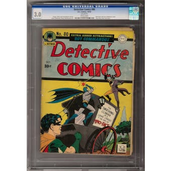 Detective Comics #80 CGC 3.0 (W) *0326626007*