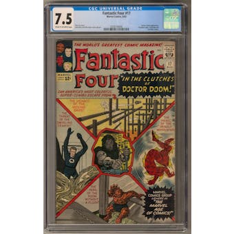 Fantastic Four #17 CGC 7.5 (C-OW) *0328140006*